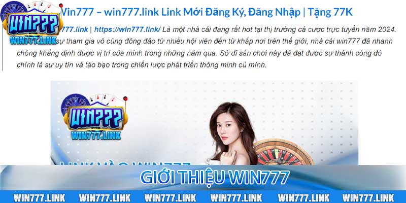 gioi thieu win777